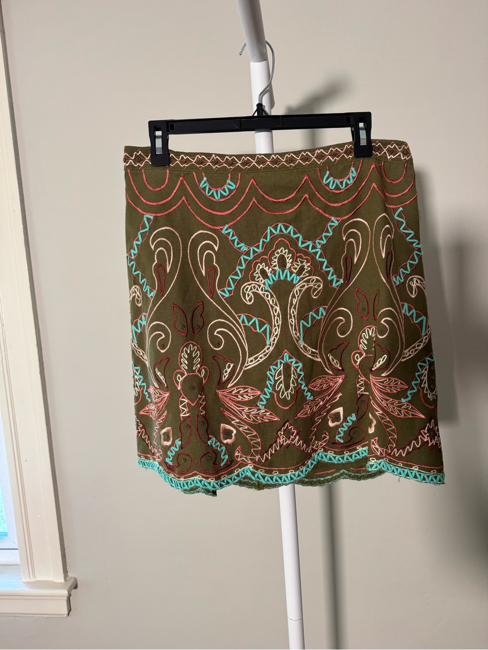 Anthropologie A-Line Mini Skirt - Picture 5 of 7